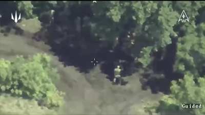 The joint work of the aerial reconnaissance operators of the 14th regiment and the rocket artillery unit to defeat cluster munitions on the accumulation of Russian manpower and equipment in the deep rear. May 2025.