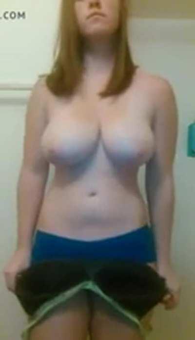 busty 19 year old strips for you