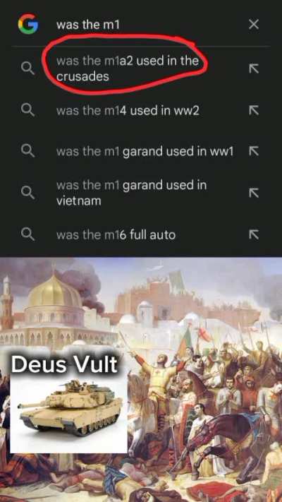 My crusader m1 Abram’s