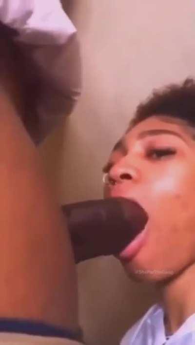 drop the D in her mouth. 