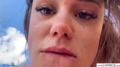 Little Caprice | Sunbathing Surprise