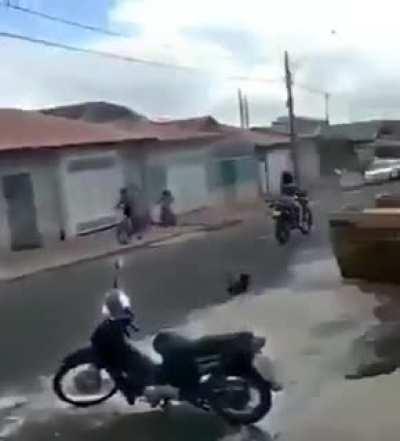 Ms. Project Vayne manifesting her motorcycle to go home