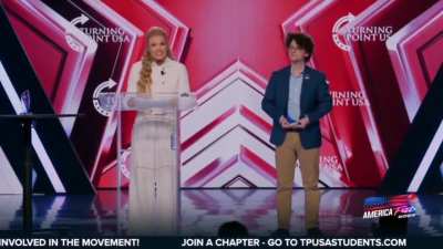 Freudian slip by Erika Kirk