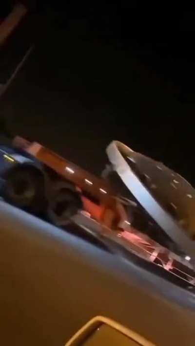 UFO spotted on a truck