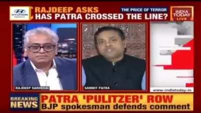 Mr. Sambit does it again