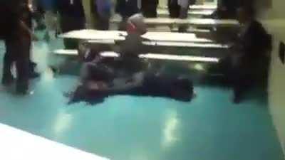 Classic flying slap I forgot I had saved in my phone