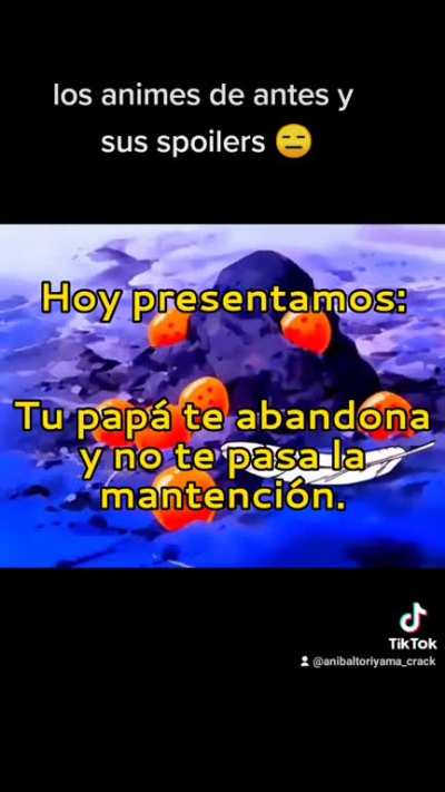 Los animes de antes y sus spoilers 😑