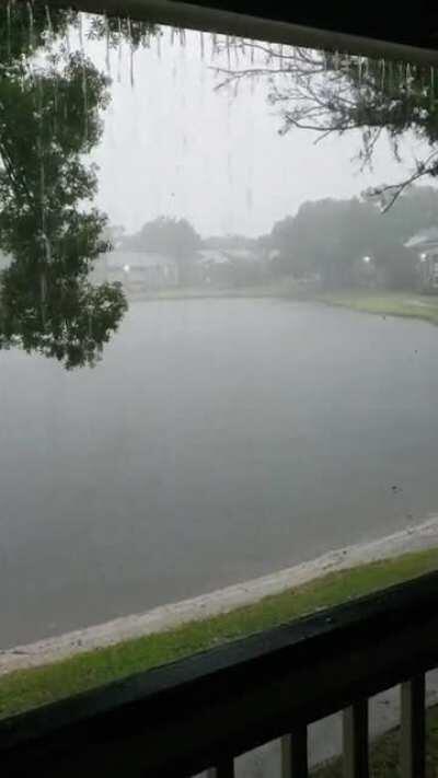 Rain with some thunder from yesterday