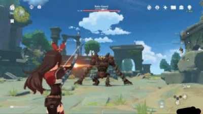 Ganyu mains shaking and crying rn (real amber damage, not fake)