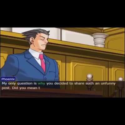 Not funny didn't laugh