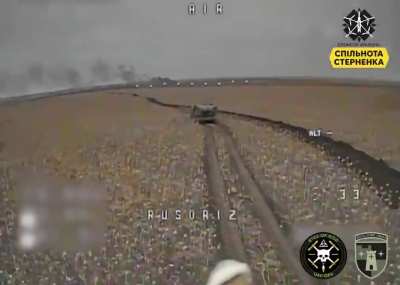 FPV pilots of the Ukrainian 411th Unmanned Aviation Battalion repelled a Russian armored assault in the Kurakhove area, Donetsk Oblast.