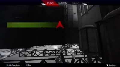 The infamous disappearing zipline