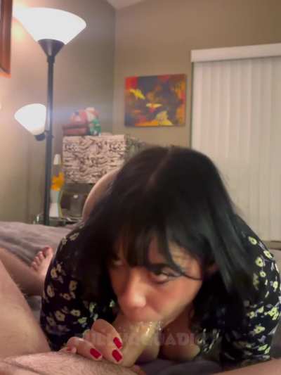 Blowing bubbles on it