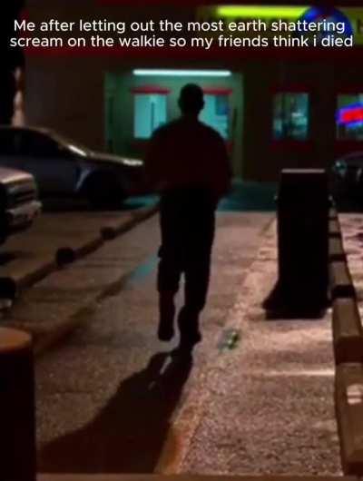 Hearing them trying to figure out what got you is the best part