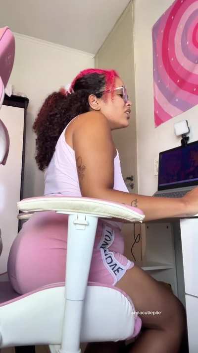 Doing fireworks with my ass