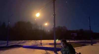 A Russian fighter jet was destroyed over Kharkiv