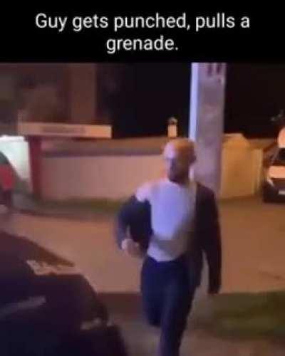 Bringing fists to a nade fight