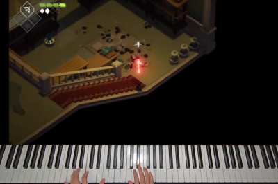 Ceramic Manor on piano