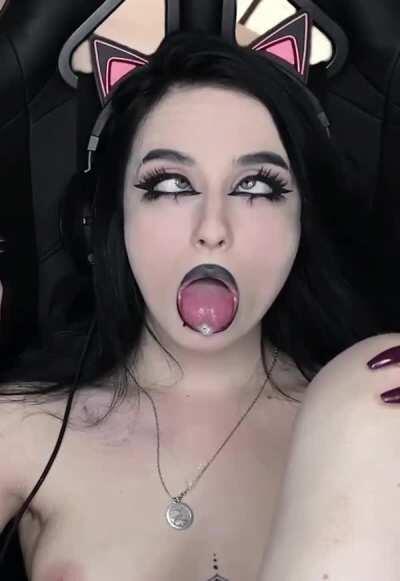 I'm blessed to have a naturally forked tongue