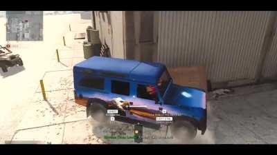 He just wanted to play bumper cars... But now is time for ACTION