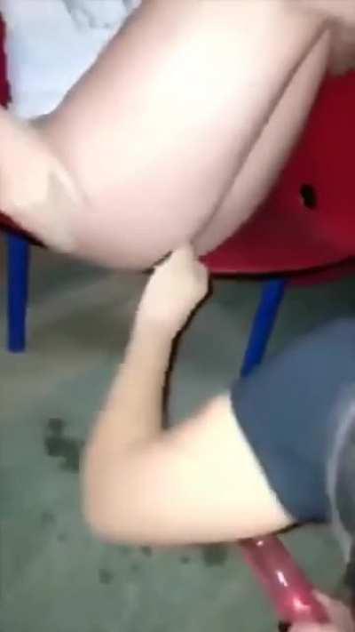 Three Girls On The Playground