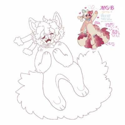 timelapse video of a detailed chibi ^u^ 🍓🥨🍄🐌🪱 (info in comments!!) 🍁 program used: procreate úwù 🌻