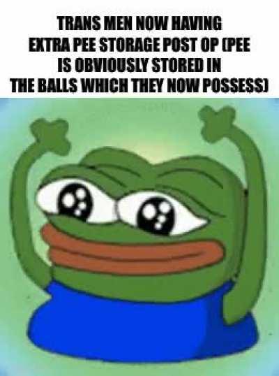 Pee is stored in the balls right?