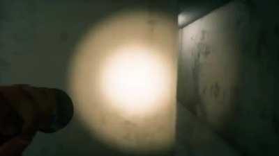 He's using zeh bathroom!