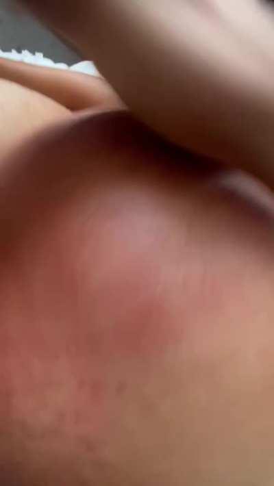 He cums all over my ass