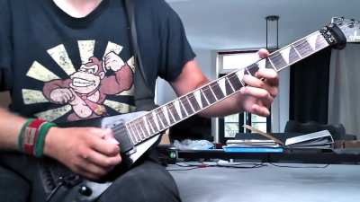 Hey! I made a Guitar Cover of Boulder Canyon from Diddy Kong Racing! Full video is in the comments!