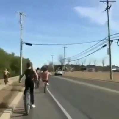 Yeah, what a good day to put everyone's life in danger.