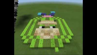 My First Intro. I made it in Minecraft as a falling concrete powder art. Spent more then a week on it (mostly because I couldn't find the right editing software and have never done editing before). (I'm sorry Sive I tried my best).