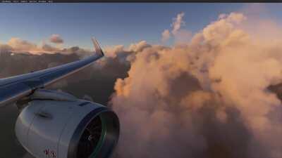 Approach to Bogotá, Colombia