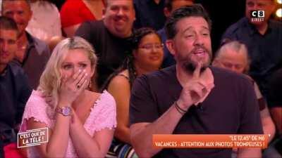 Unexpected plot on national french tv