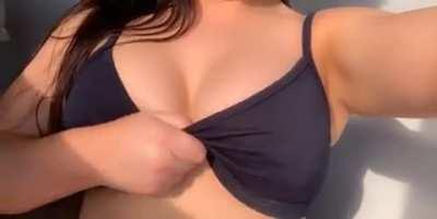 My big tits want you to play with them [OC] 👀