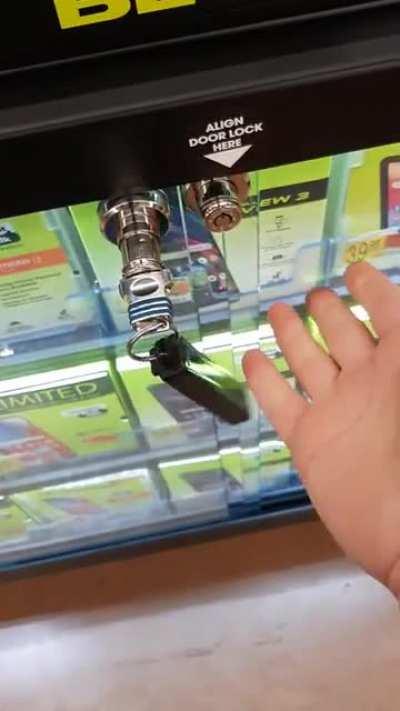 Because apparently antitheft also means antiemployee