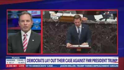 Completely normal and totally not propagandized coverage of the impeachment trial from Newsmax