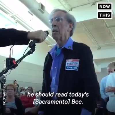 A 90 year old Holocaust survivor confronted Trump's ICE director. Fucking legend.
