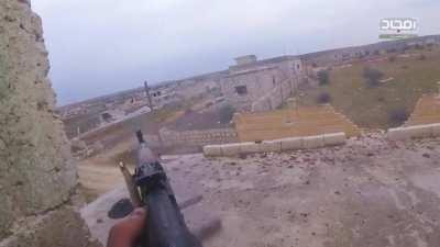 HTS footage of an attack on Hezbollah fighters in Western Aleppo province. 4th of February, 2020