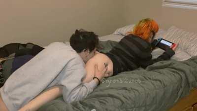 I wanted play games and he wanted to eat me ass, it’s a win win