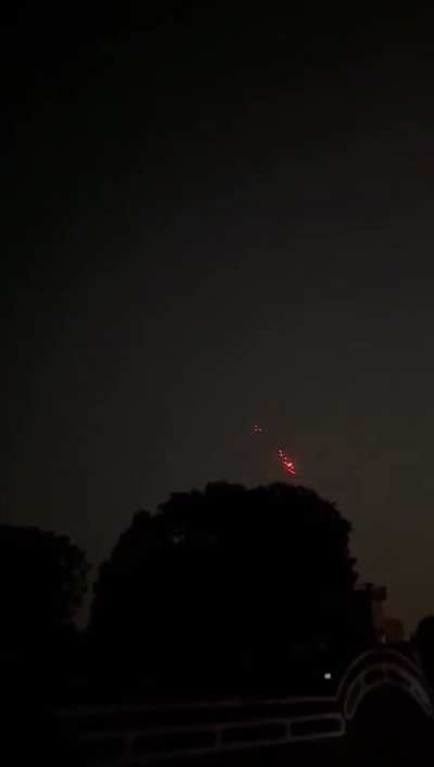 Indian AD gunners engage Pakistani drones over Samba, Kashmir, right now. Yesterday night was the first night without fighting since 6th May. Today fighting has renewed