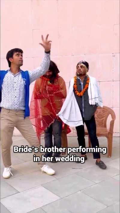 When your family forces you to dance at your Sister's wedding..#Rishabh