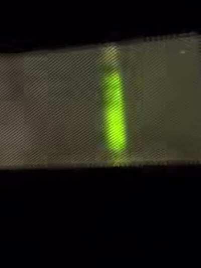 Guy microwaved a glow stick