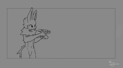 The gun is mightier than the sword ... and the shield. So I give Jolteon a Glock! :D