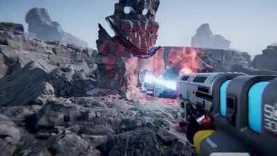 I made a gun that melts the environment. How would this mechanic work in a full game?