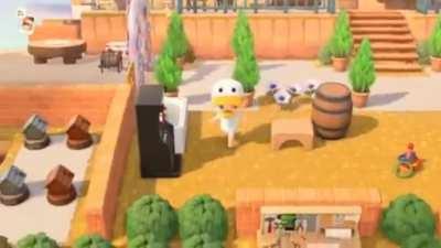 I recreated the town from Untitled Goose Game! Bonus goose(duck) pond at the end