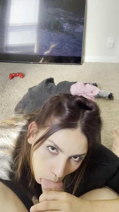 Big Dick Blowjob Close Up