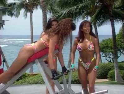 Keelin Curnuck, Danielle Corley, and Kimiko Tanaka. ESPN BodyShaping.