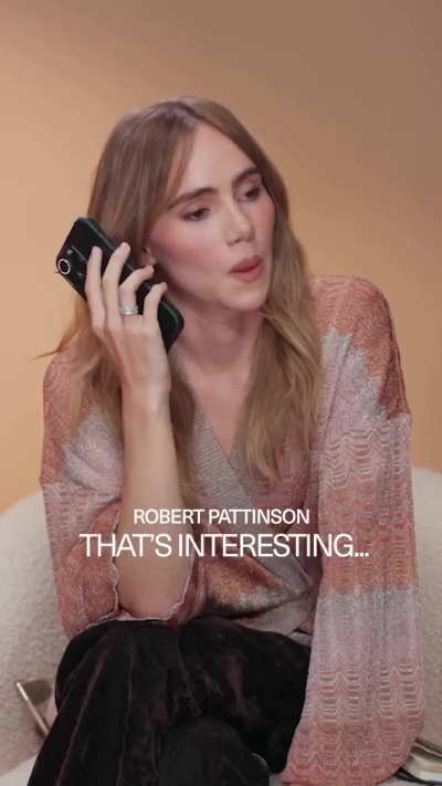 Suki Waterhouse prank calls Robert Pattinson