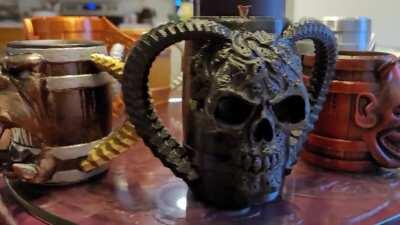 Some of my latest creations. Beer can mugs!